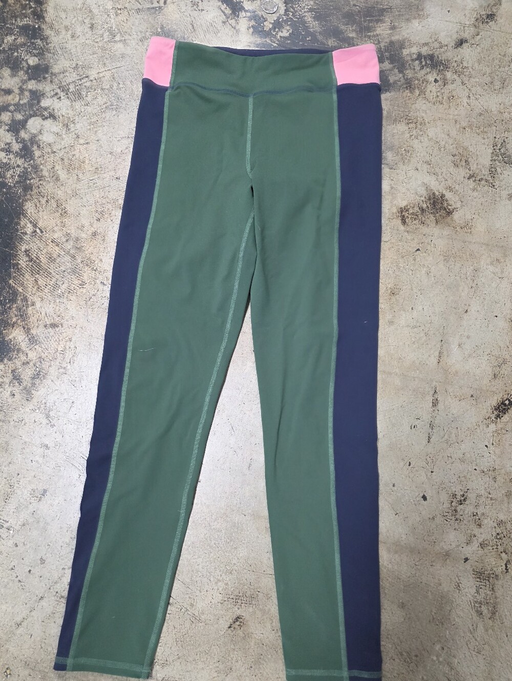 Boden Leggings Sz 12 Pink And Green - Picture 4 of 4